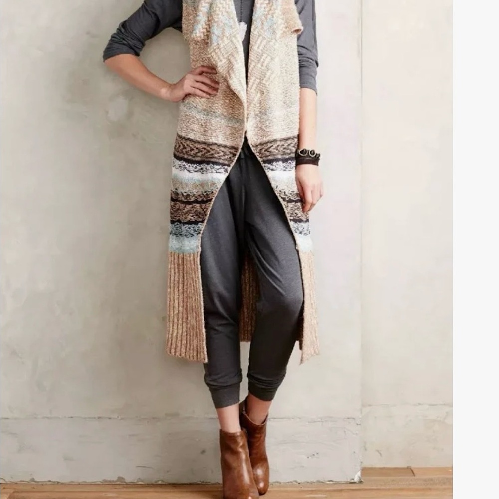 Anthropologie Multicolor Long Cardigan